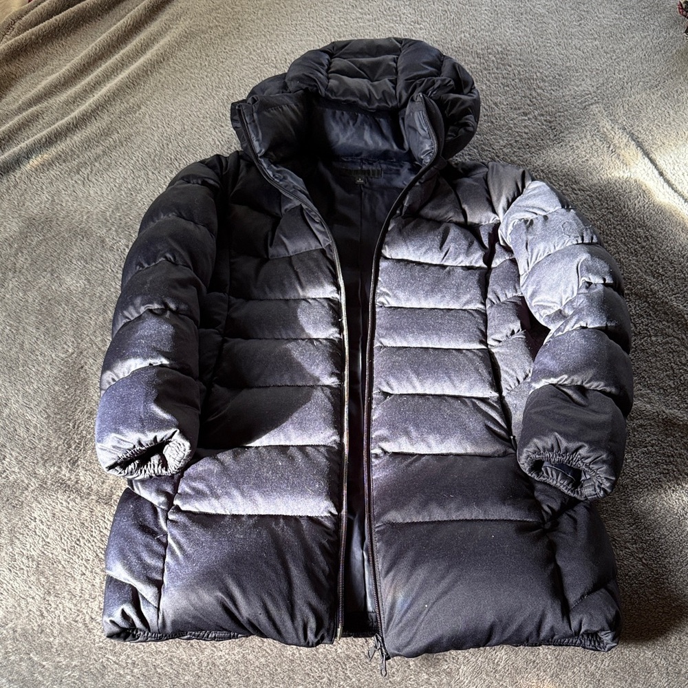 Women’s S Down dark blue Puffer Jacket